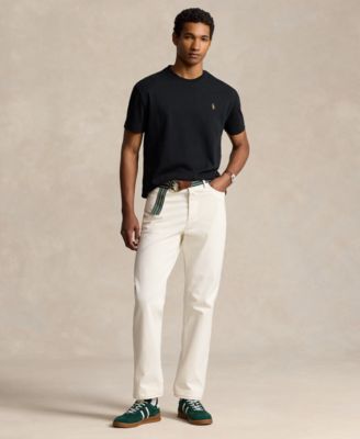 ★POLO RALPH LAUREN★ Custom Slim Soft Cotton Tee White MNPO Ralph Lauren Custom Slim Fit Polo T Shirt White | Mainline