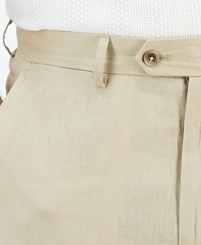 Nautica Men's Modern-Fit Linen Dress Pants - Macy's