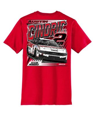 Men's Red Austin Cindric Car T-Shirt