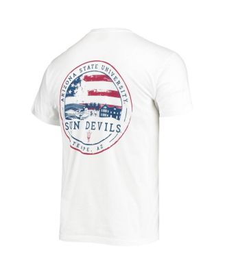 Men's White Arizona State Sun Devils Campus Americana T-Shirt