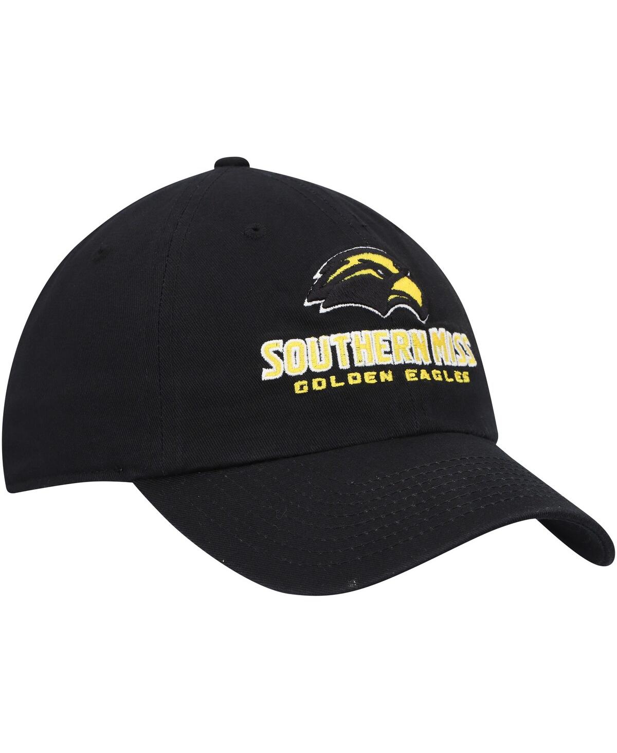 '47 Brand Men's Black Southern Miss Golden Eagles Clean Up Adjustable Hat