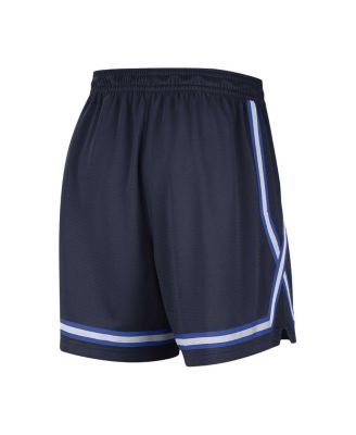 Women's Navy Dallas Mavericks Sideline Fly Crossover Performance Shorts