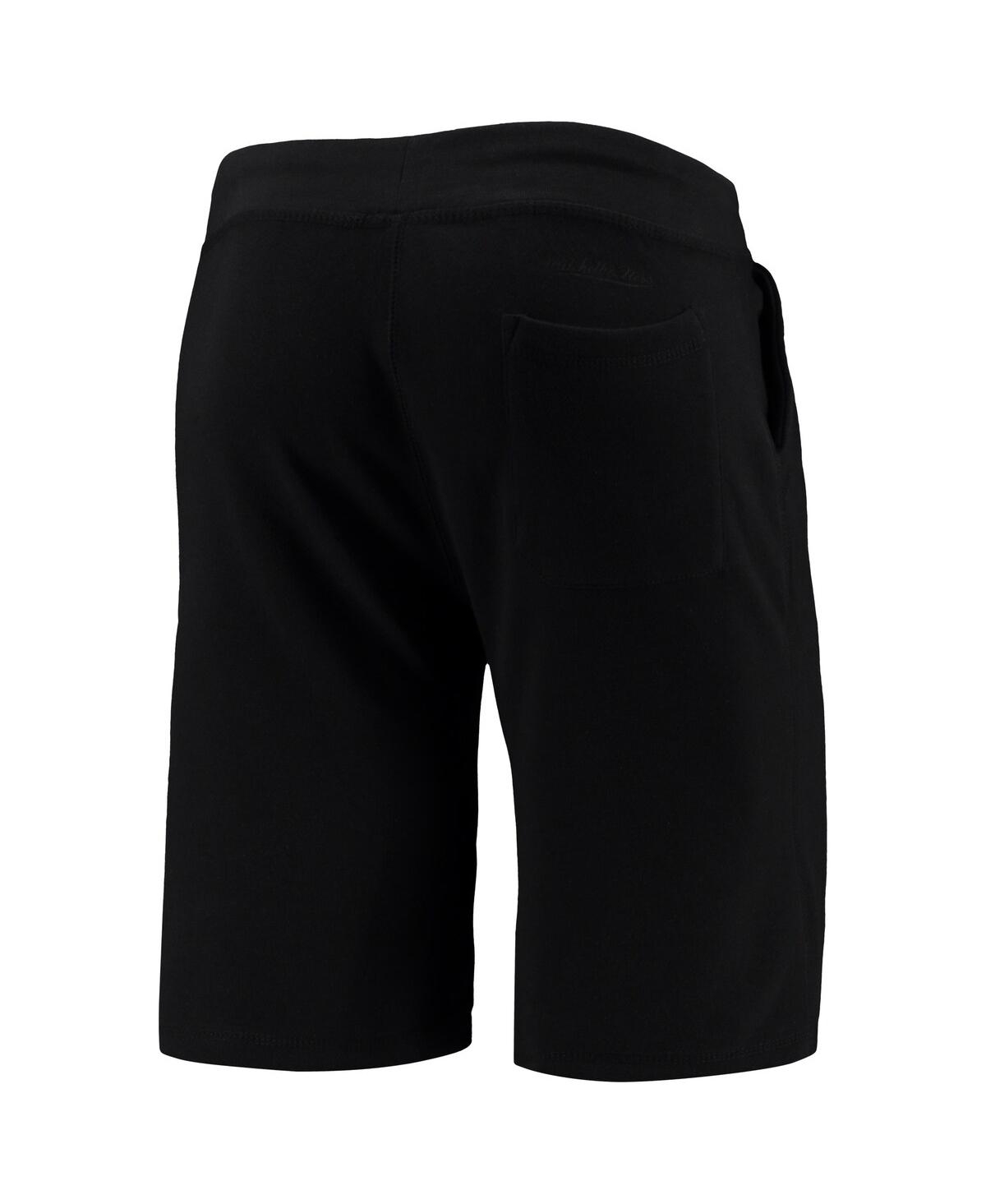 Mitchell & Ness Men's Chicago Fire All Black Fleece Shorts In Black