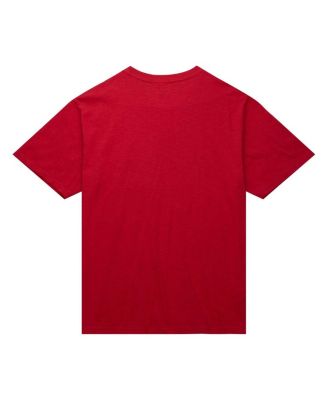 Men's Red Atlanta Hawks Hardwood Classics Legendary Slub T-Shirt