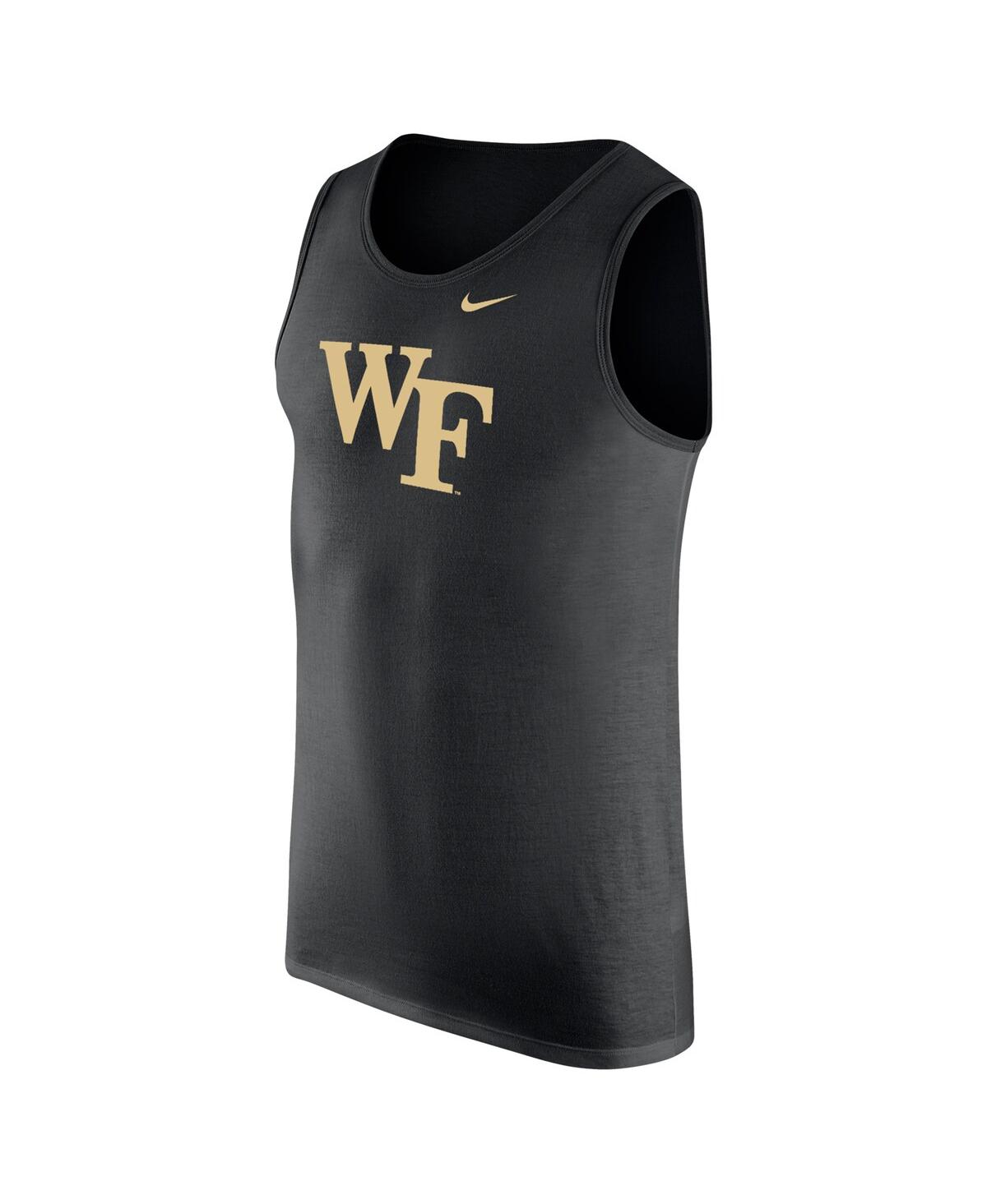 Nike Men's Black Wake Forest Demon Deacons Tank Top In Black
