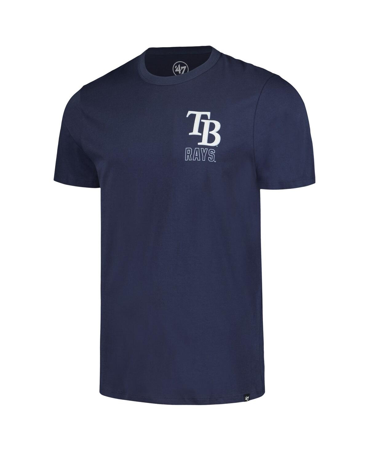 '47 Brand Men'sTampa Bay Rays Hang Back Franklin T-Shirt - Navy
