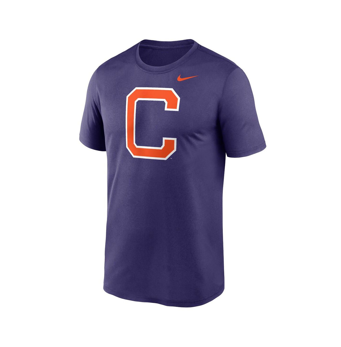 Мужская футболка Nike Purple Clemson Tigers Primetime Legend Alternate Logo — фото 2
