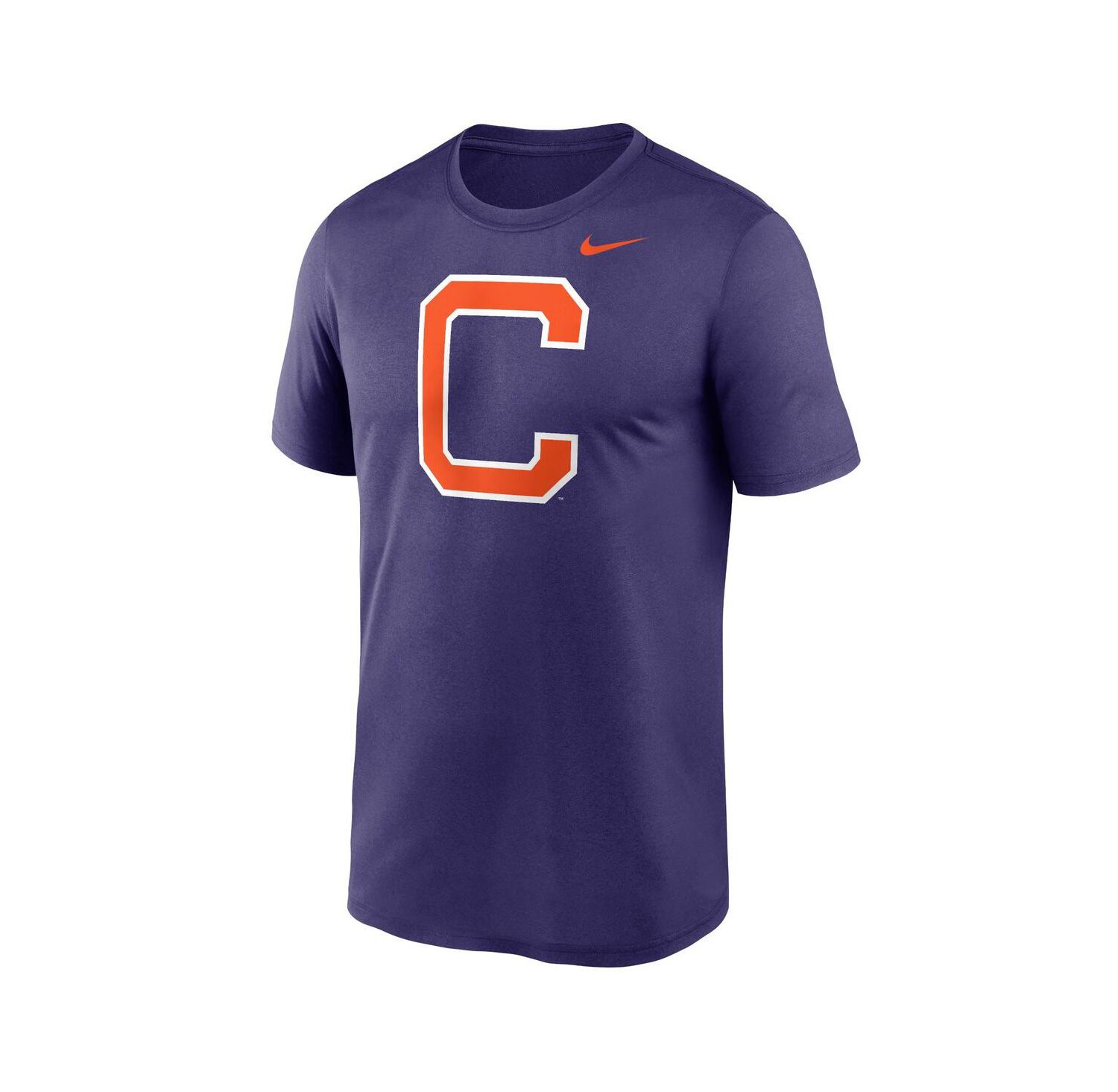 Men's Purple Clemson Tigers Primetime Legend Alternate Logo T-Shirt