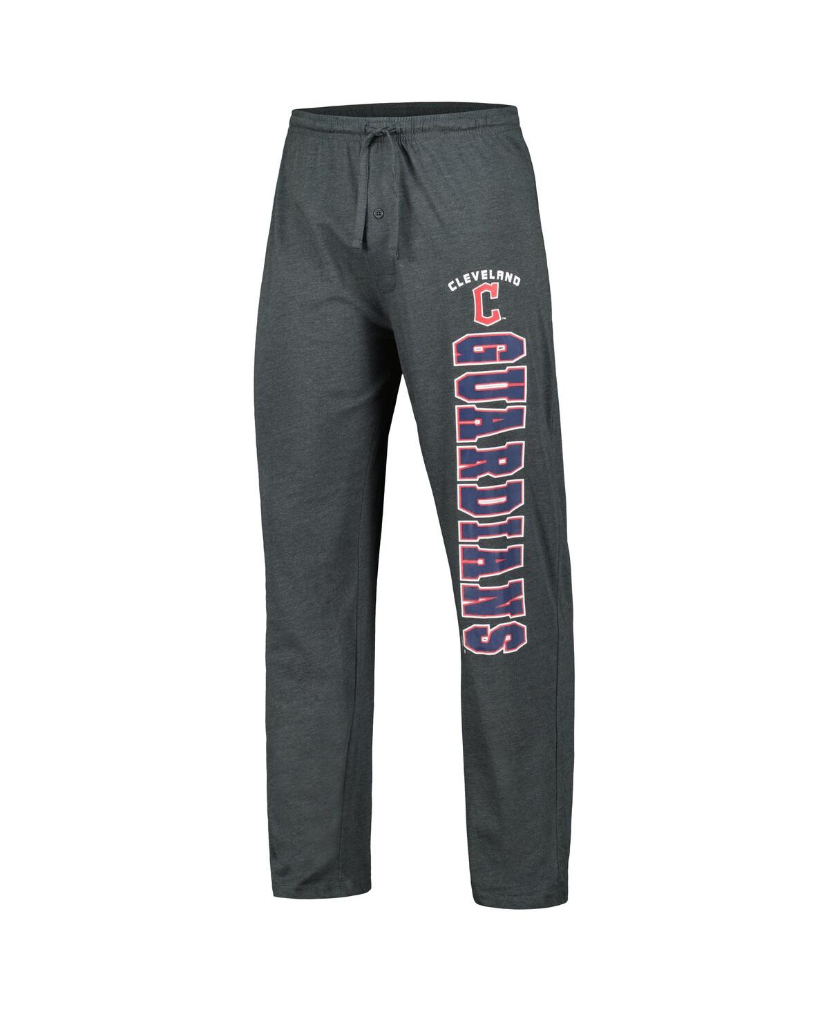 Concepts Sport Men'sNavy Cleveland Guardians Meter T-Shirt Pants Sleep Set - Charcoal, Navy