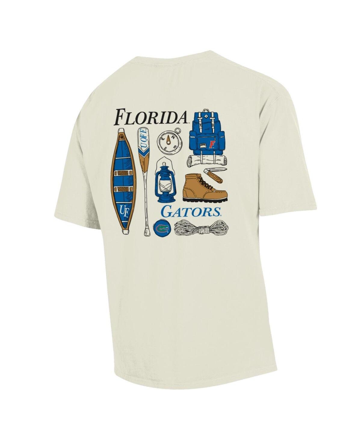 Comfortwash Men'sFlorida Gators Camping Trip T-Shirt - Cream