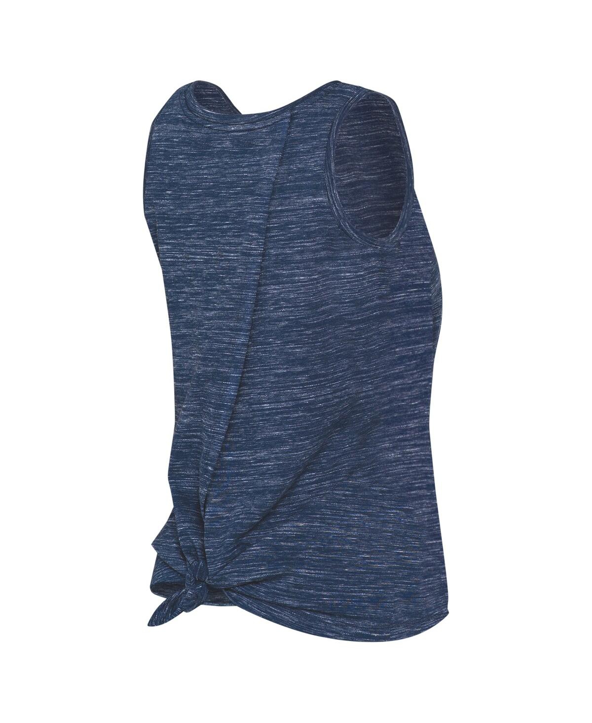 NEW ERA WOMEN'S NAVY HOUSTON ASTROS SPACE-DYE ACTIVE TANK TOP 