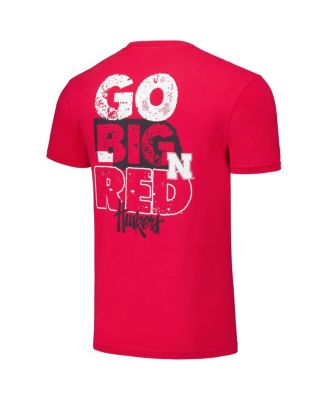 Men's and Women's Scarlet Nebraska Huskers Hyper Local Go Big Red T-Shirt