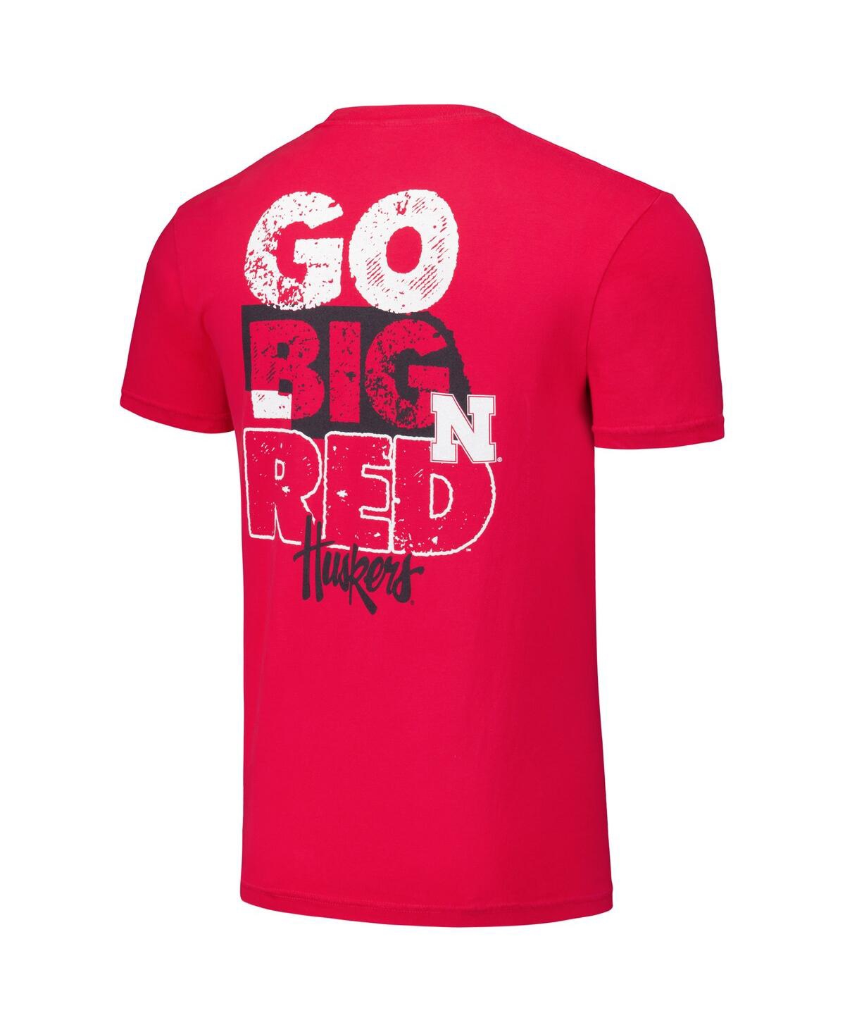 Image One Men's and Women'sNebraska Huskers Hyper Local Go Big Red T-Shirt - Scarlet