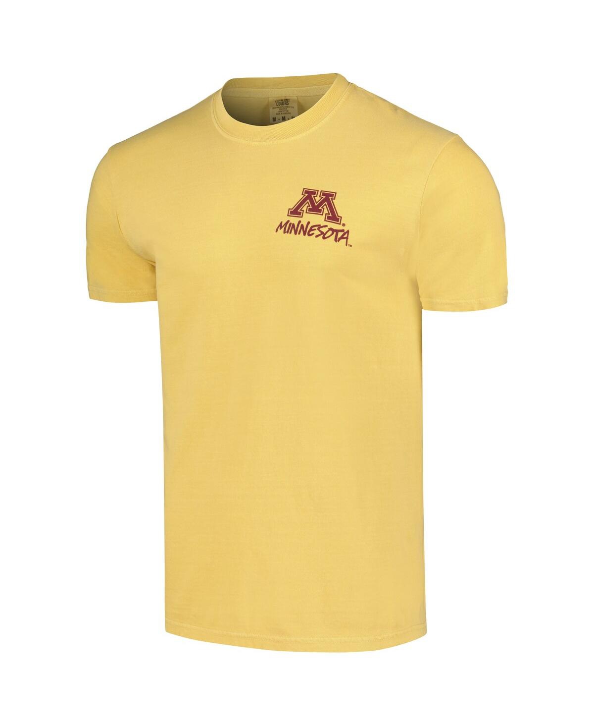 Image One Men's And Women's Gold Minnesota Golden Gophers Hyper Local Spinning Storyboard T-shirt In Gold