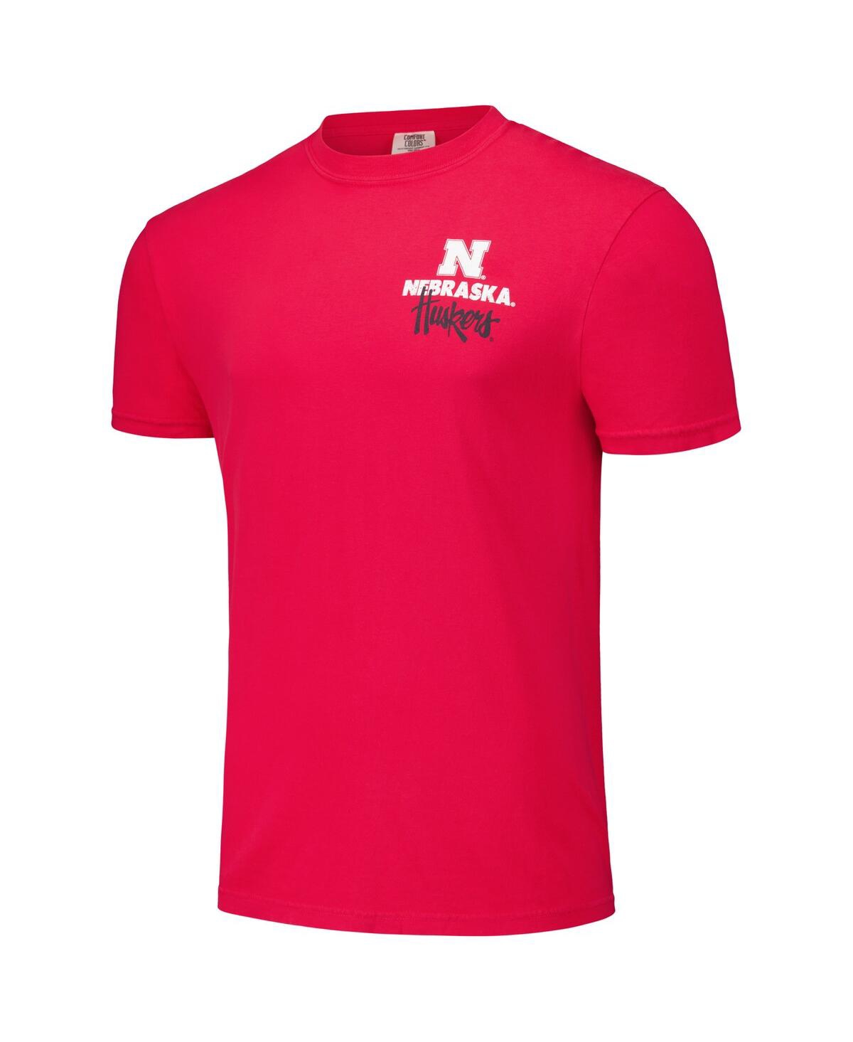 Image One Men's and Women'sNebraska Huskers Hyper Local Go Big Red T-Shirt - Scarlet
