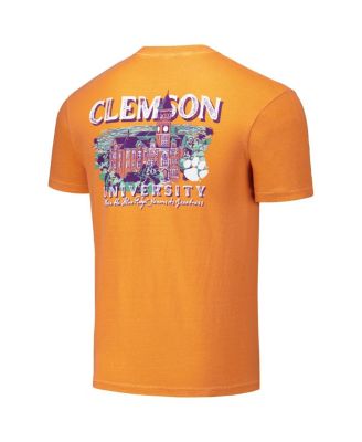 Men's and Women's Orange Clemson Tigers Hyper Local Painted Campus T-Shirt