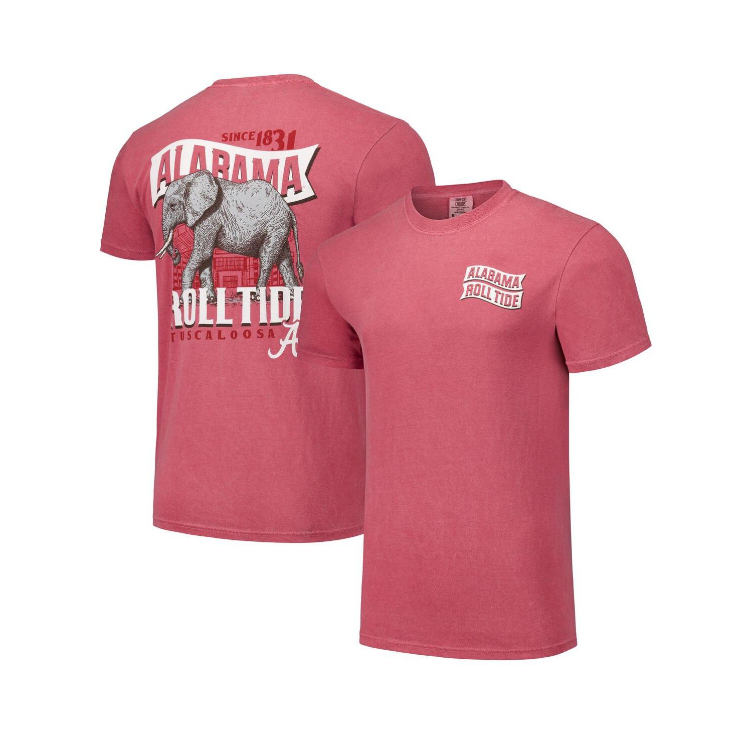 Men's and Women's Crimson Alabama Crimson Tide Hyper Local Banner Stadium T-Shirt