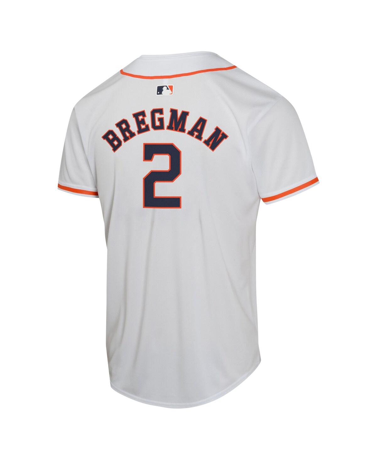 Nike Big Boys and Girls Alex BregmanHouston Astros Home Game Player Jersey - White