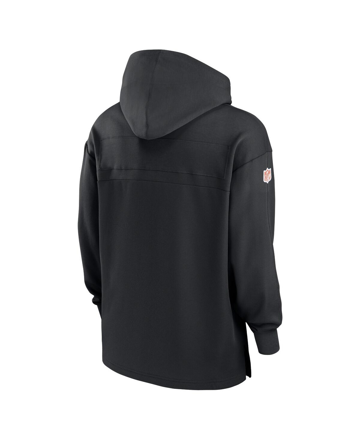 Nike Men'sCincinnati Bengals Sideline Jersey Performance Pullover Hoodie - Black
