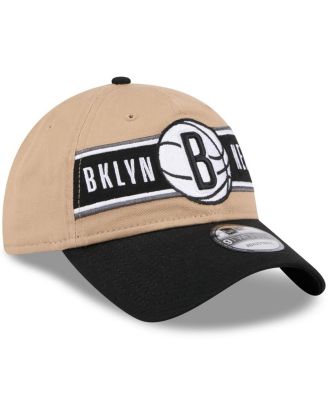 Men's Tan/Black Brooklyn Nets 2024 NBA Draft 9TWENTY Adjustable Hat