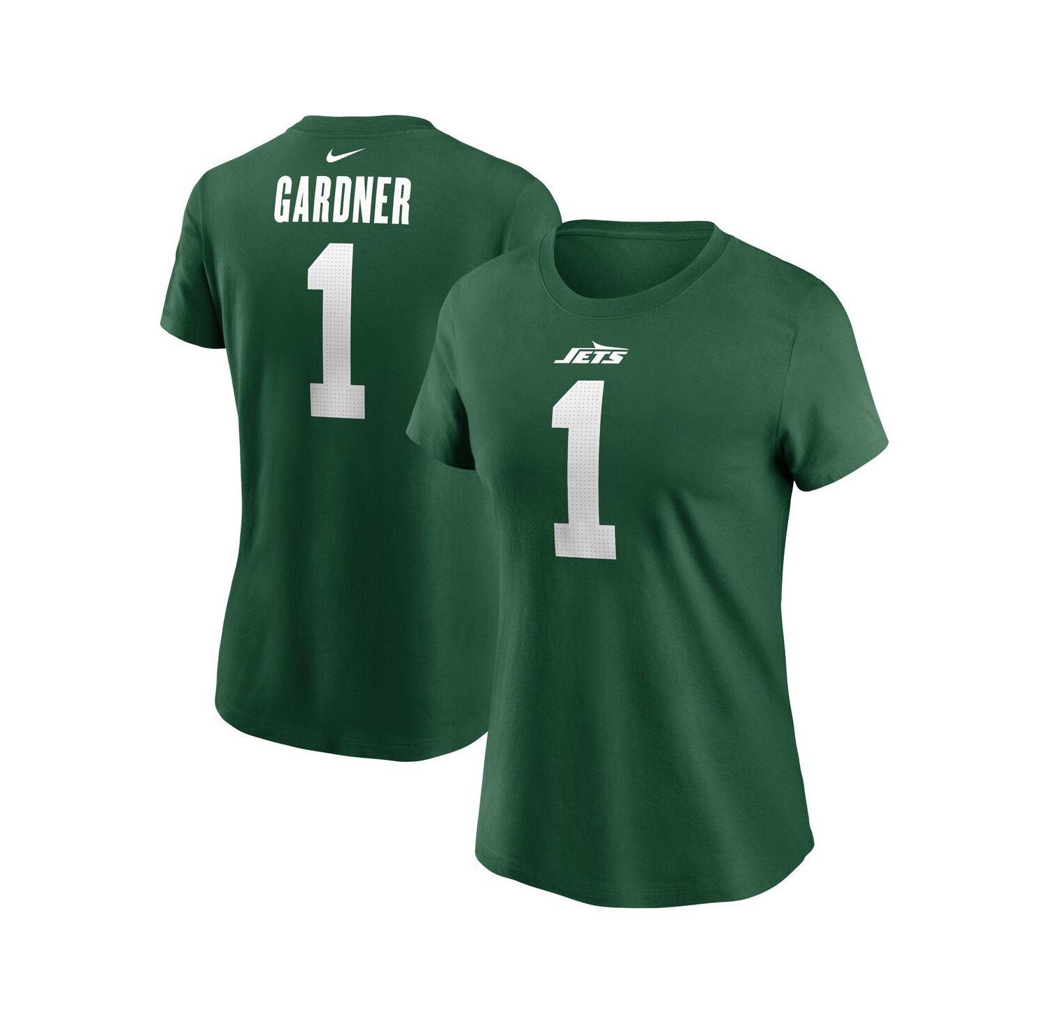 Women's Ahmad Sauce Gardner Legacy Green New York Jets Name & Number T-Shirt