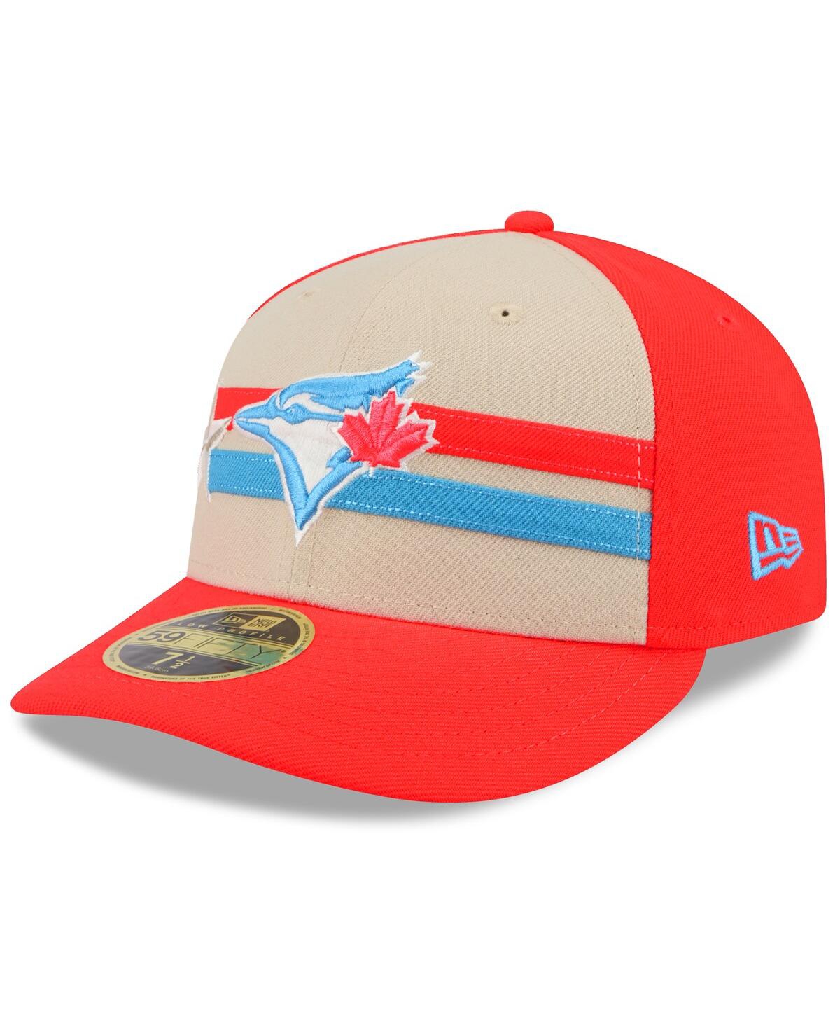 New Era Men'sCoral Toronto Blue Jays 2024 Mlb All-Star Game Low Profile 59FIFTY Fitted Hat - Tan, Coral
