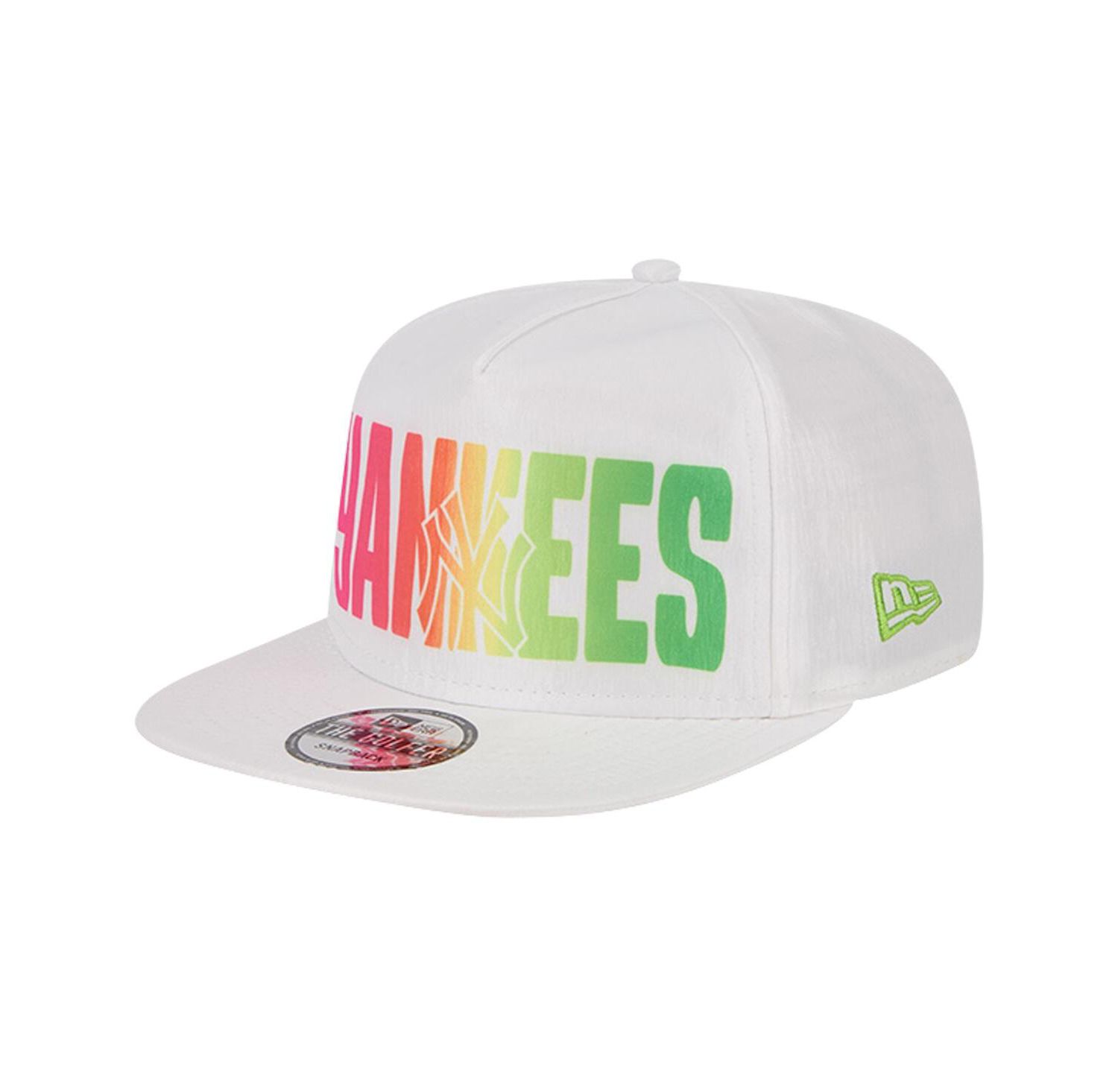 Men's White New York Yankees Spring Spectrum Golfer Snapback Hat
