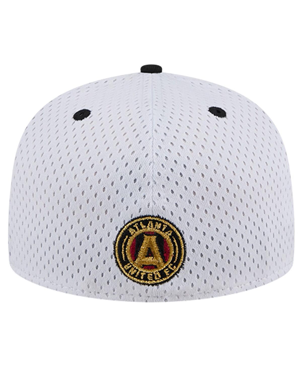New Era Men'sAtlanta United Fc Throwback Mesh 59FIFTY Fitted Hat - White