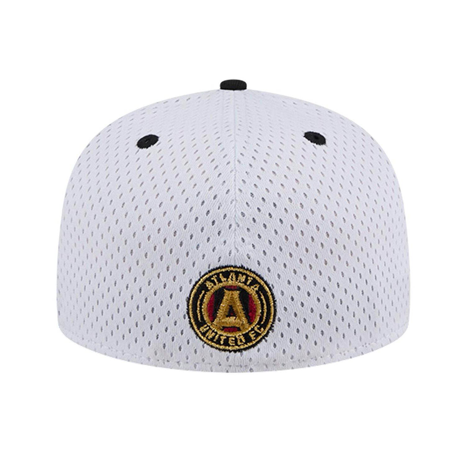 Men's White Atlanta United FC Throwback Mesh 59FIFTY Fitted Hat