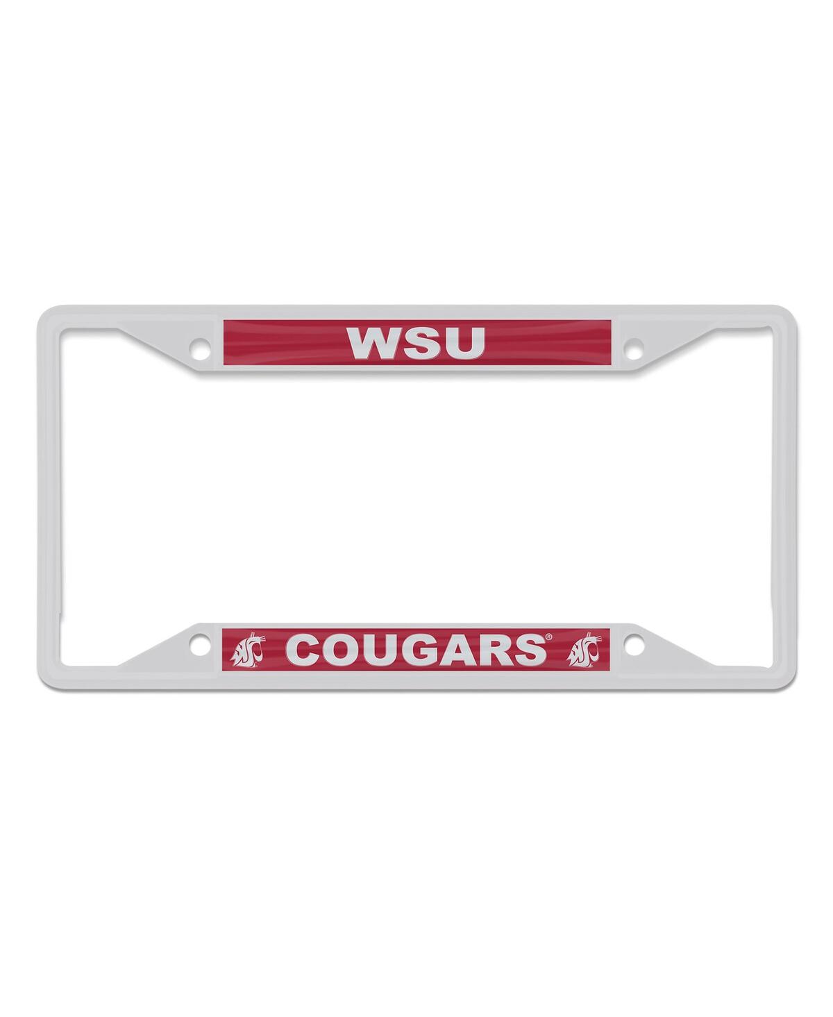 Wincraft Washington State Cougars Chrome Color License Plate Frame In No Color