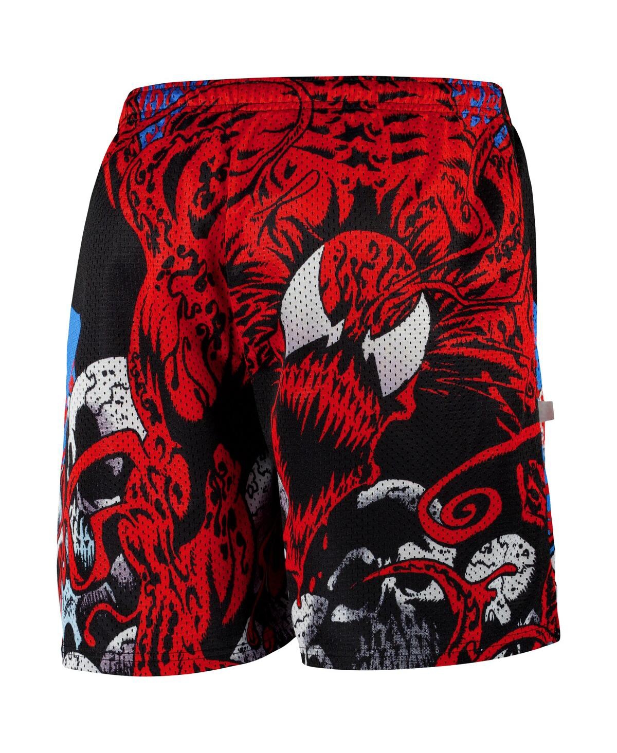 CHALK LINE MEN'S RED/BLACK VENOM CARNAGE MIND BOMB 1996 RETRO SHORTS 
