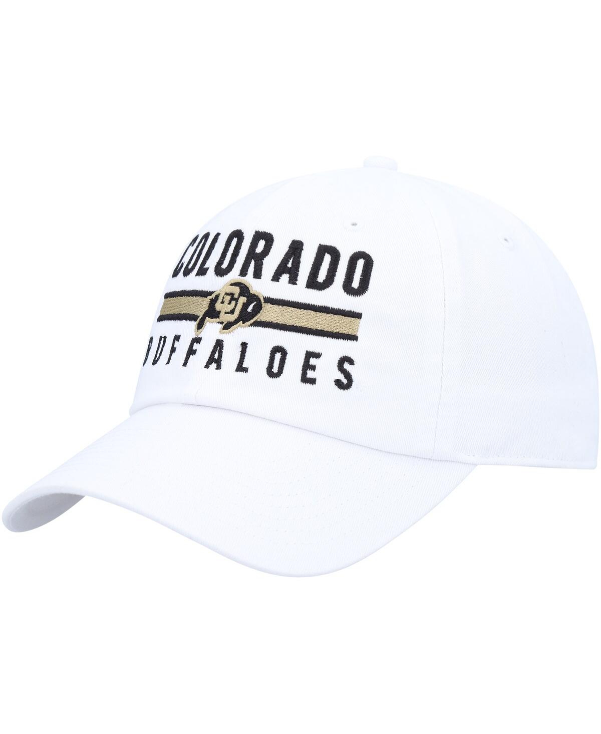 Men's White Colorado Buffaloes Largo Adjustable Hat - White