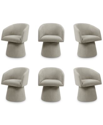 CLOSEOUT! Korder 6-Pc. Arm Swivel Chair Set, Created for Macy's