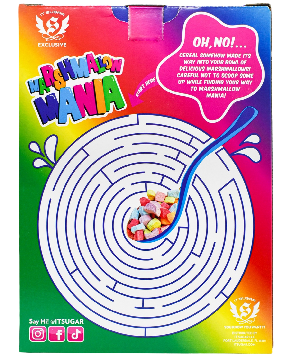 It'sugar Marshmallow Mania Candy Cereal Box, 8 Oz. In No Color
