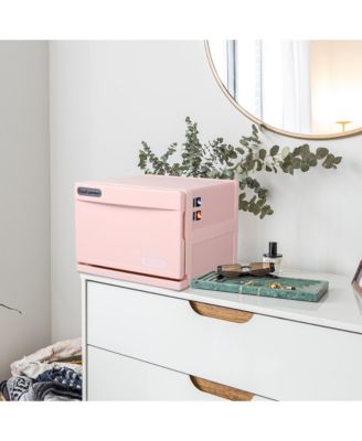 Yescom 8L Pink Towel Warmer Cabinet 2-in-1 Facial Towel Heater Compact Facial Towel Heater With UV Sterilizer Spa Nail Salon