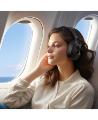 Hybrid Bluetooth Headphones Active Noise Cancelling with Hi-Fi Audio