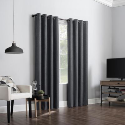 Noir Dimensional Thermal Extreme 100% Blackout Grommet Curtain Panel