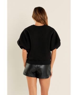 Women's Puff Sleeve Sweatshirt