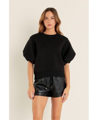 Women's Puff Sleeve Sweatshirt