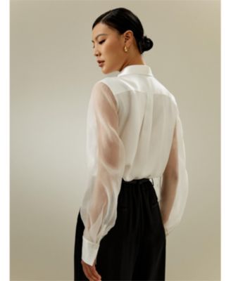 Ethereal Silk Shirt for Women