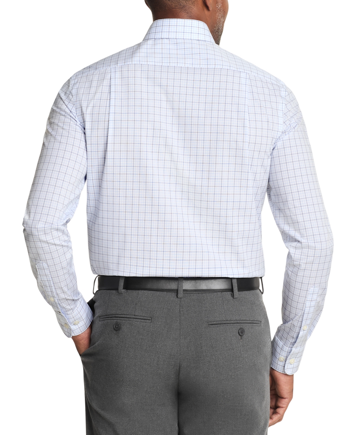 Tommy Hilfiger Men's Th Flex Regular Fit Wrinkle resistant Stretch Twill Dress Shirt