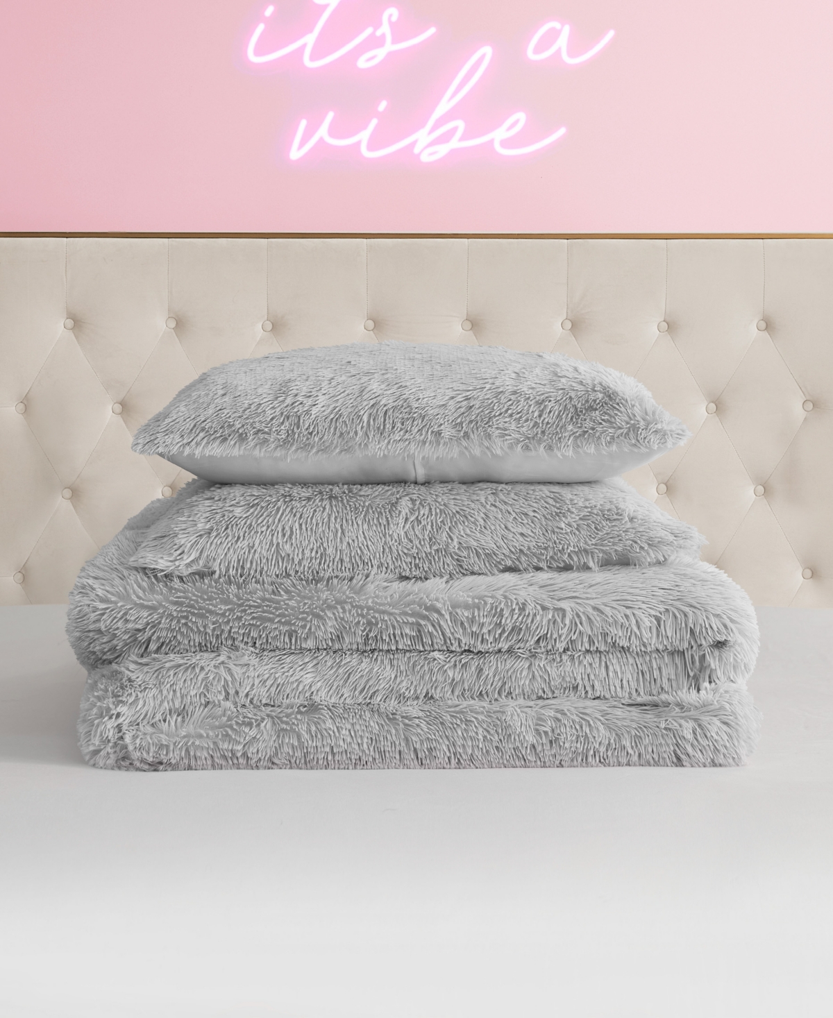 Juicy Couture Shaggy Faux Fur -Pc. Comforter Set