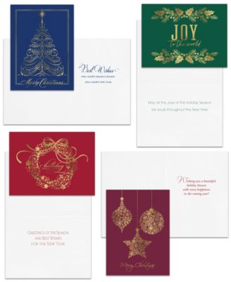 Holiday Gold Assortment Holiday Boxed Cards