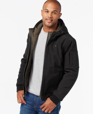 Tommy Hilfiger Soft-Shell Bomber Hoodie 