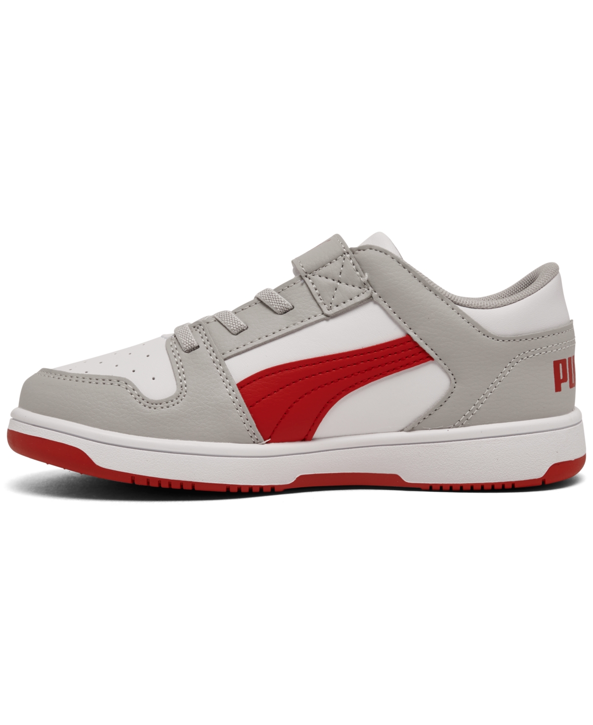 Puma Little Kids Rebound Layup Low Casual Sneakers from Finish Line -Red