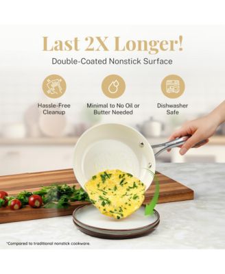 Natural Collection 20-Piece Nonstick Cookware with Knive Set