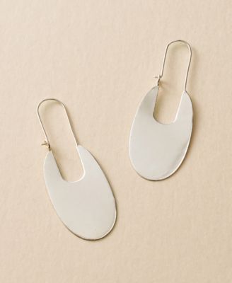 Bhavani Elongated Hoop Earrings