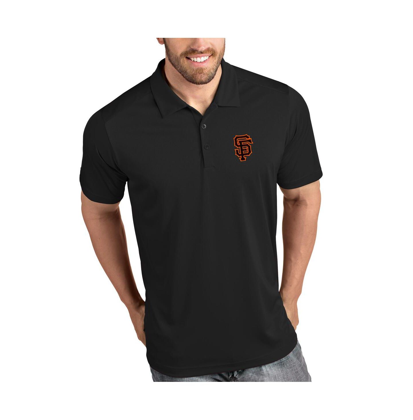 Мужское поло Antigua Gray San Francisco Giants Tribute Polo — фото 1