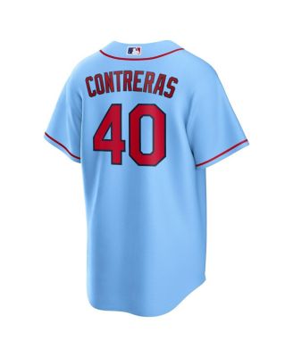 Men's Willson Contreras Light Blue St. Louis Cardinals Alternate Replica Jersey