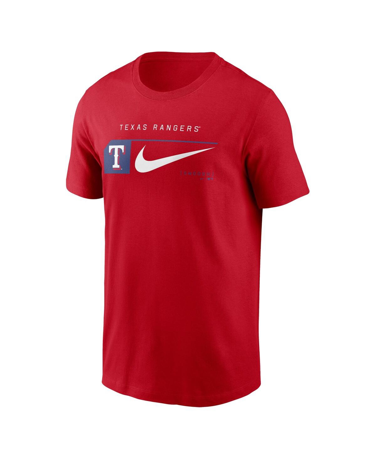 Nike Red Minnesota Twins Team Swoosh Lockup T-shirt In Red